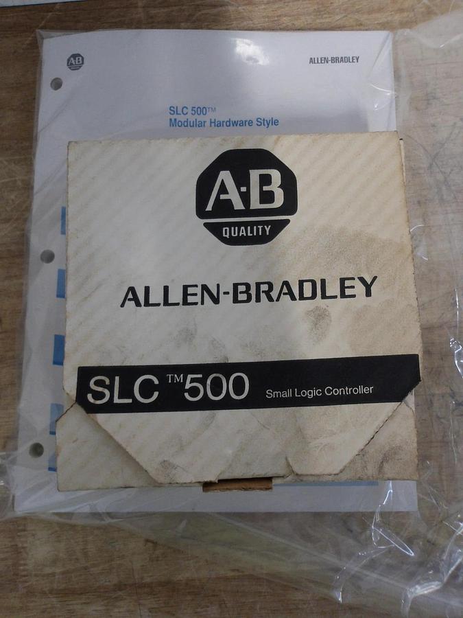 ALLEN BRADLEY SLC500 SMALL LOGIC CONTROLLER 1747-L524-SLC5/02CPU, #5151056G NIB