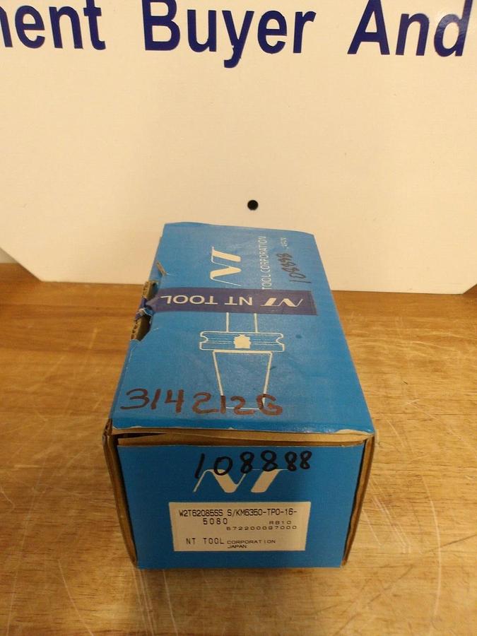 NT W2T62085SS MACHINE TOOL HOLDER, #314212G NIB