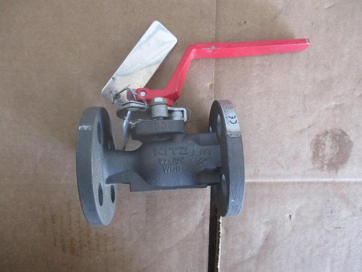 Used KITZ 1/2" STEEL BALL VALVE, #115330J NEW