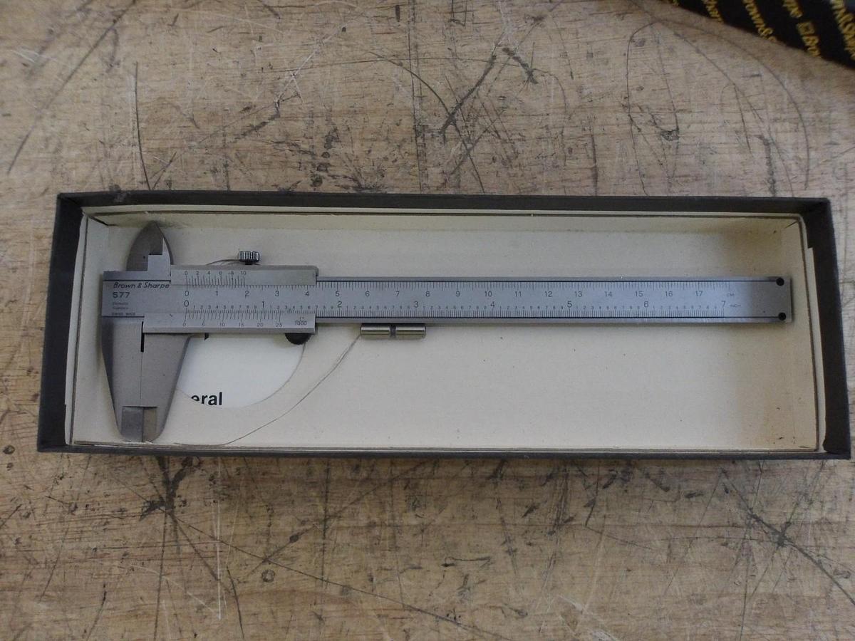 Used BROWN & SHARPE 577 - 6" SLIDE CALIPER, #8141116G USED