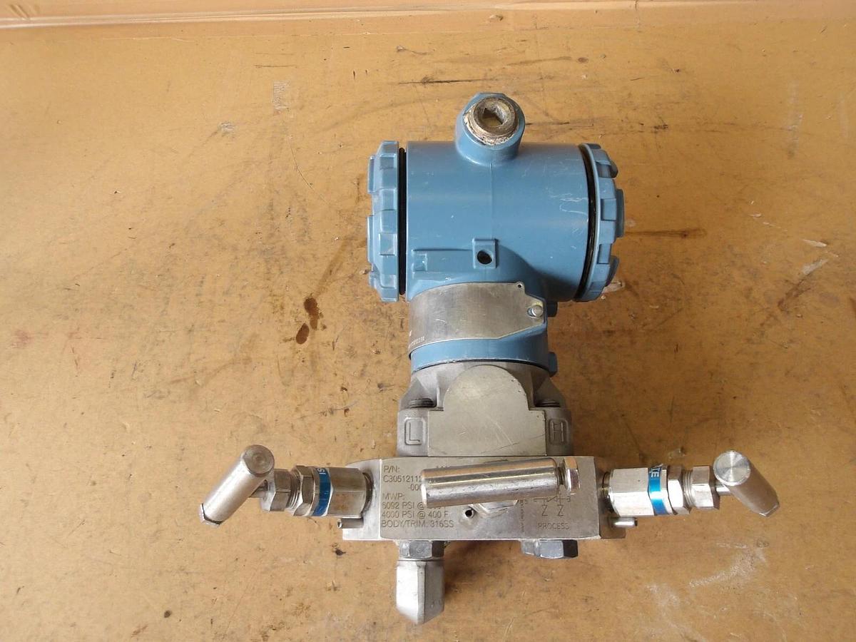 Used ROSEMOUNT 3051 PRESSURE TRANSMITTER, #626218G USED