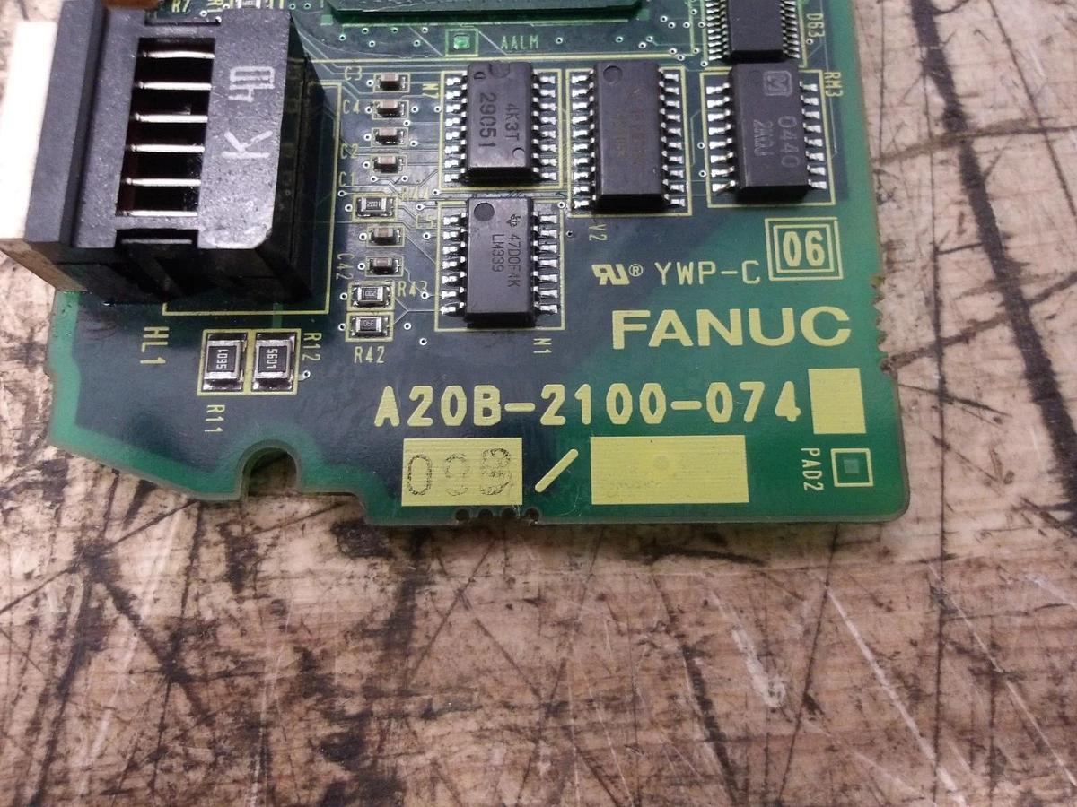 Used FANUC A20B-2100-0740/09B SERVO CIRCUIT BOARD, #23243G USED