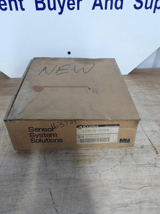 KYOWA LCN-A-500N COMPRESSION LOAD CELL, #4301115G NIB