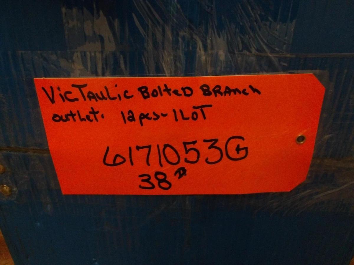 Used VICTAULIC S-920N BOLTED BRANCH OUTLET (LOT OF 12) #6171053G NEW