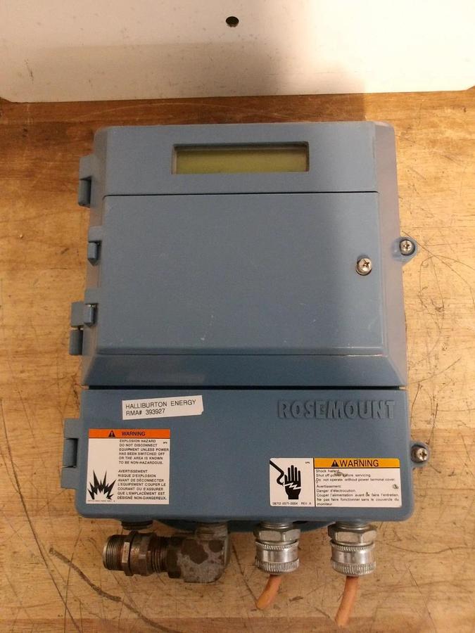 Used ROSEMOUNT 8712 HR12NAM4_F0227 TRANSMITTER CONTROLLER, #115938G USED