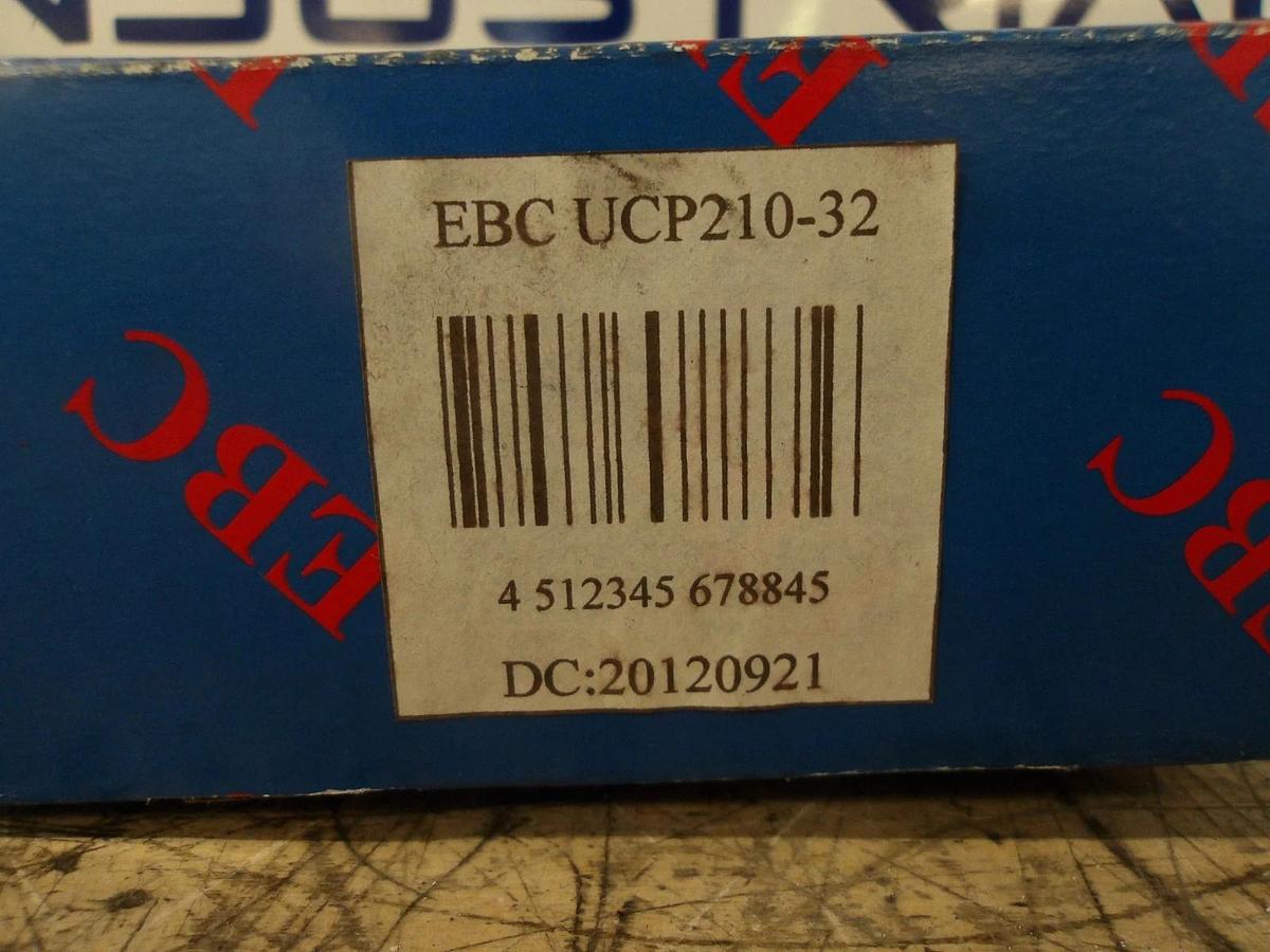EBC UCP210-32 PILLOW BLOCK BEARING 2" BORE, #727205G NIB
