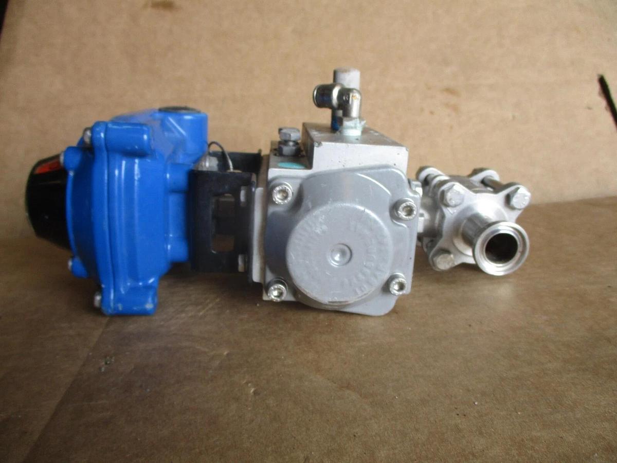 Used KI 1" STAINLESS CONTROL BALL VALVE, #410426J USED