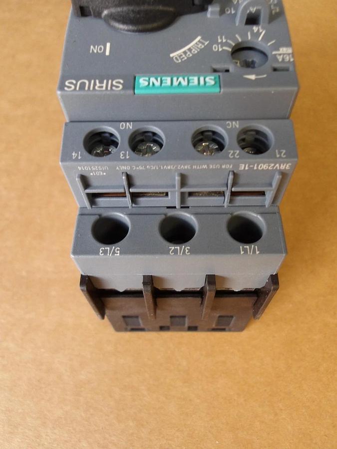 SIEMENS 3RV2021-4AA15 CIRCUIT BREAKER 10/16 AMP, #7131034G NIB