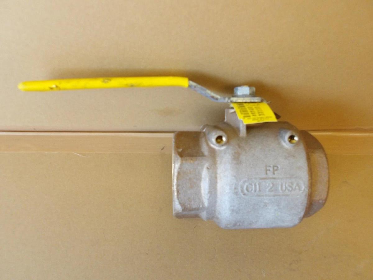 Used APOLLO 2" BRASS BALL VALVE (THREADED) #6101103G NEW