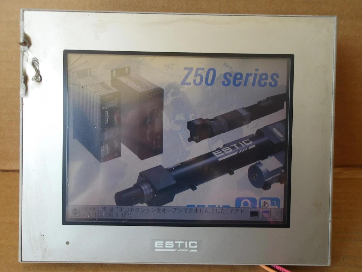 Used ESTIC ENRZ-DP50-E SERVO NUTRUNNER DISPLAY UNIT, #11121026G USED