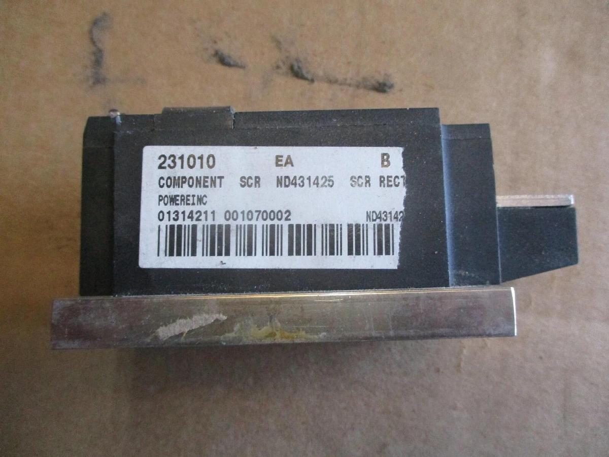 Used POWEREX ND431425 POWER MODULE, 1400 V, 250 A, #415829J NEW