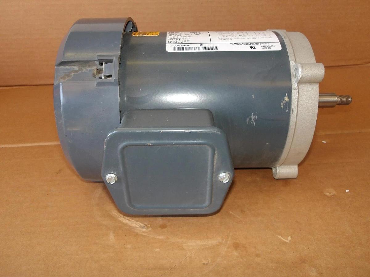 Used MARATHON 1/2 HP AC MOTOR, FR 56J, 3450 RPM, 200-230/460 V, #1014140G NEW
