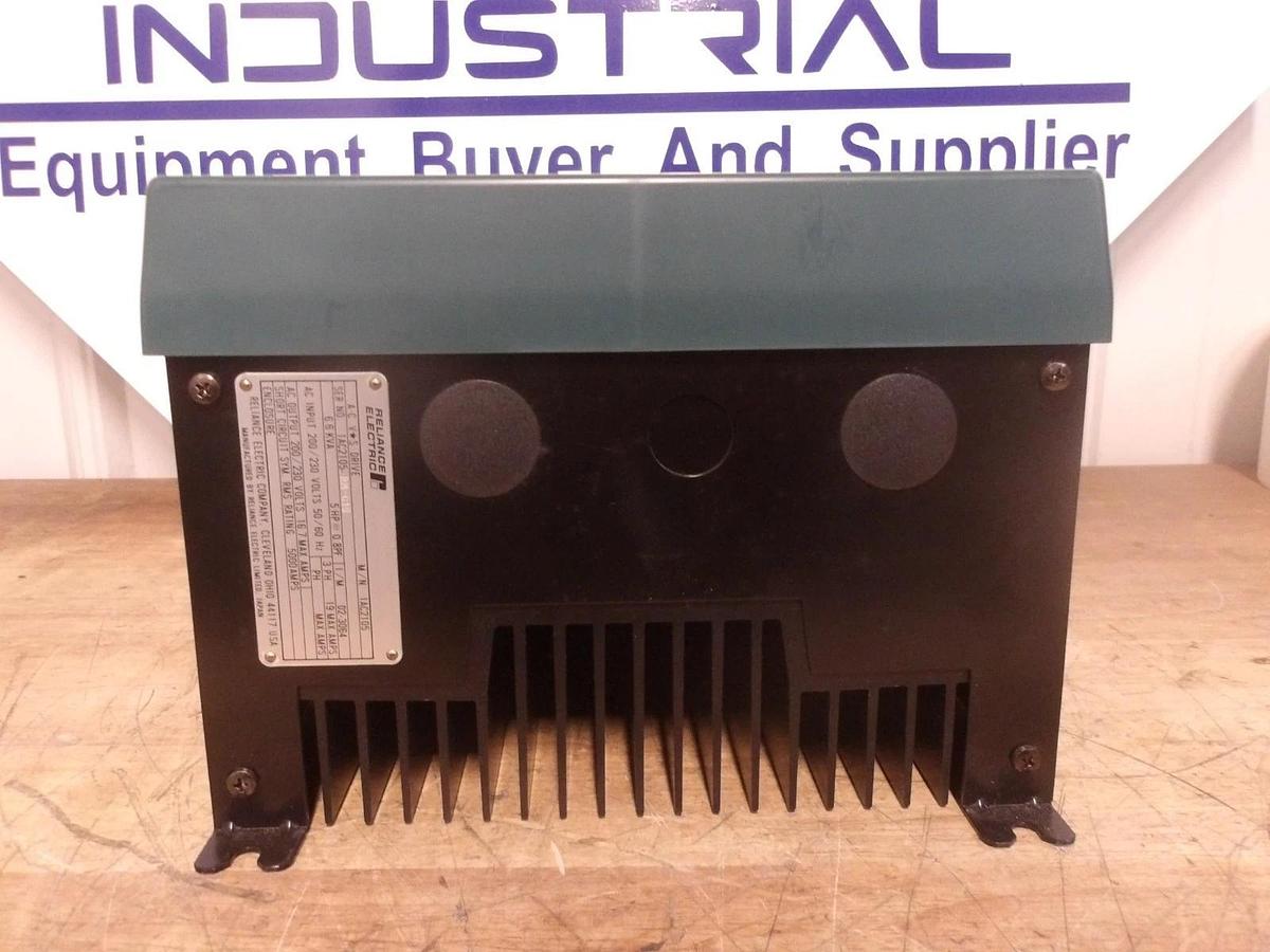 Used RELIANCE 5HP A-C VS DRIVE 1AC2105, 6.6 KVA, 200-230 V, #10281230G NEW