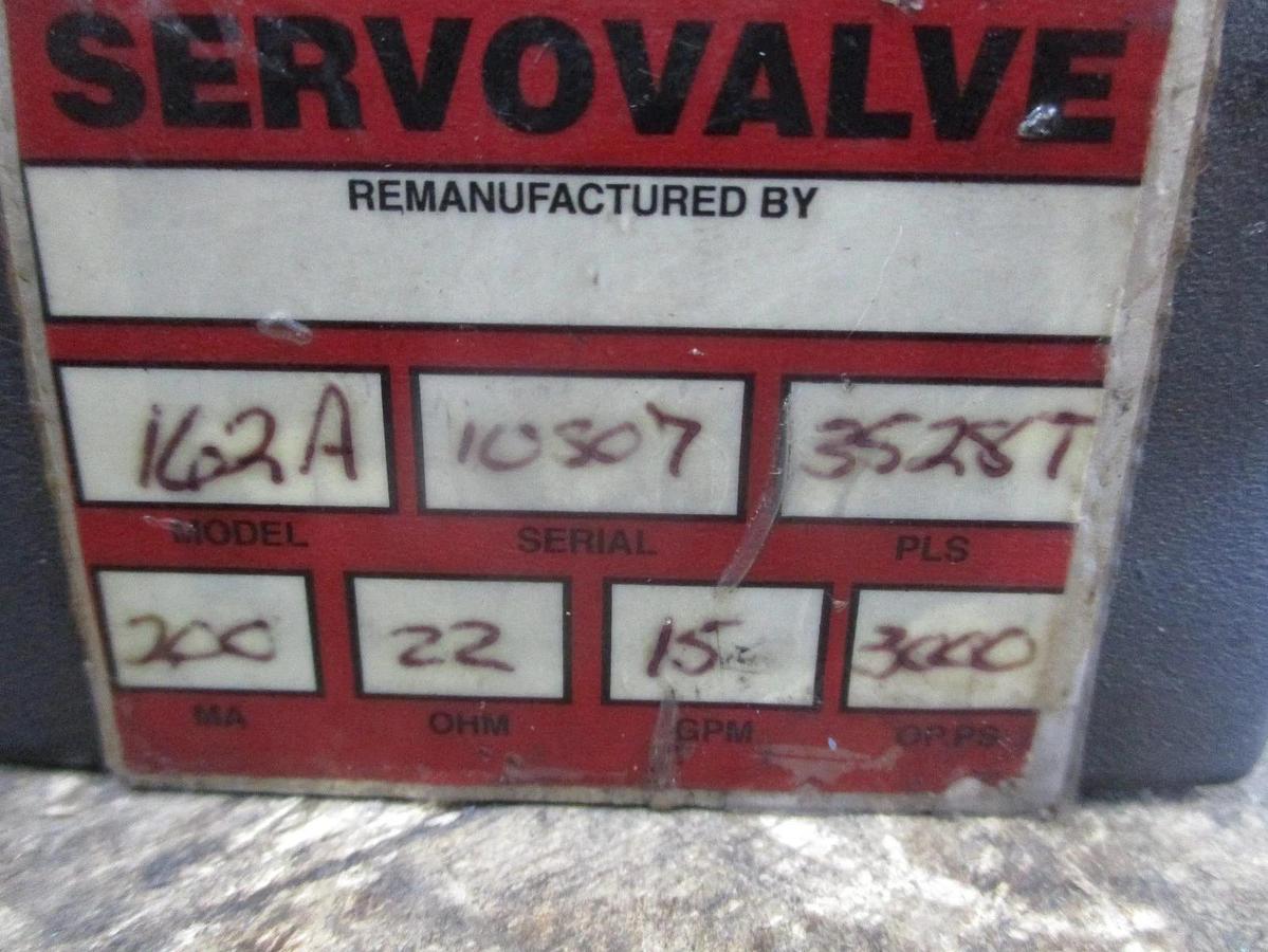 Used PARKER 162A SERVO VALVE, #827141J USED