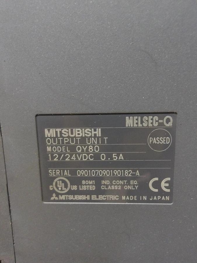 Used MITSUBISHI PLC RACK & CARDS Q02HCPU, #116247G USED
