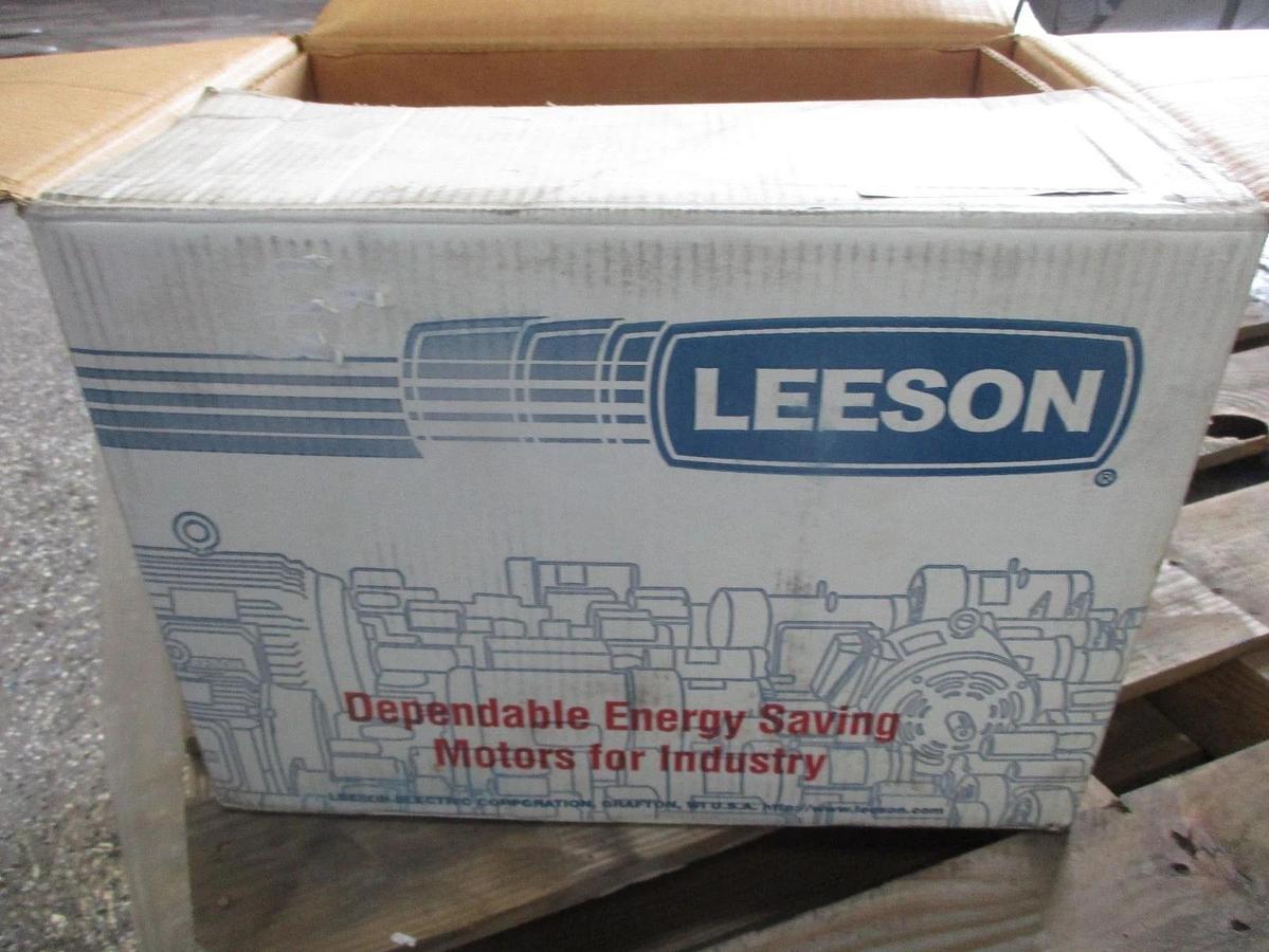 LEESON 3 HP MOTOR, FR 182T, 208-230/460 V, 1760 RPM, #69812J NIB