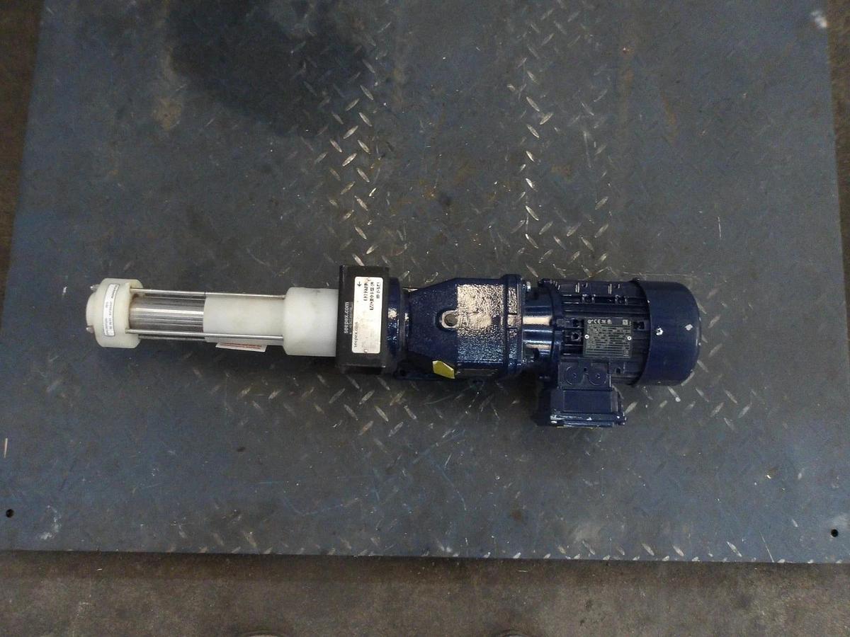Used SEEPEX 1" X 1/2" PUMP W/ 0.50 HP MOTOR, #108157G NEW