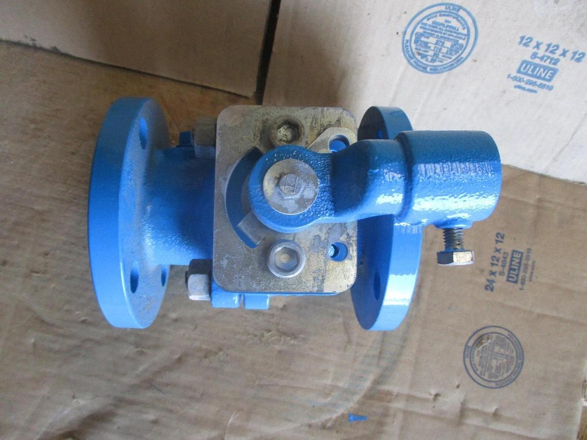 Used AMERICAN 2" IRON BALL VALVE 3700 (NO HANDLE) #73903J NEW