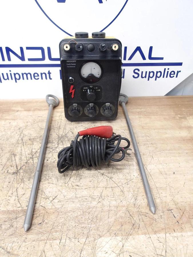 Used BRIDDLE MEGGER 250241 EARTH TESTER, #317143G USED
