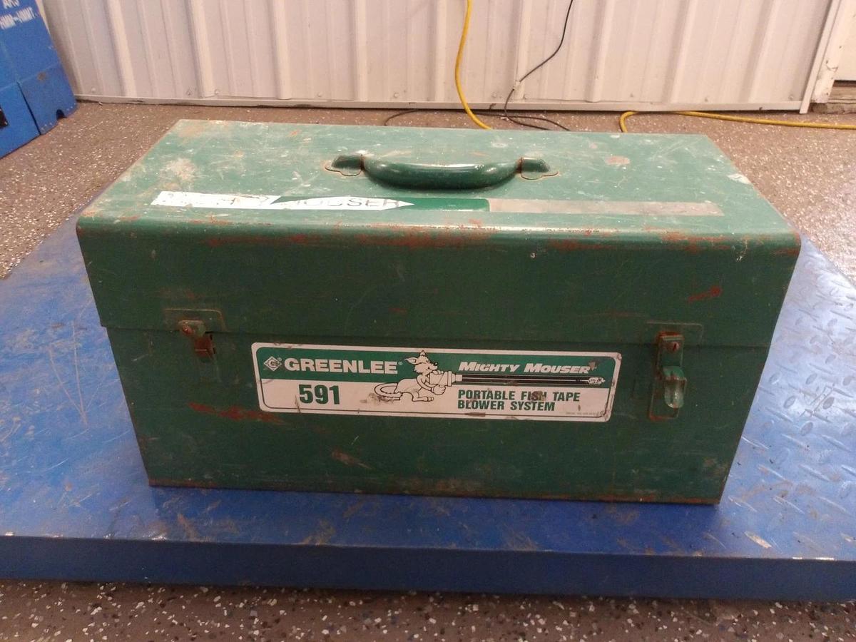 Used GREENLEE 591 FISH TAPE BLOWER, #3231204G USED