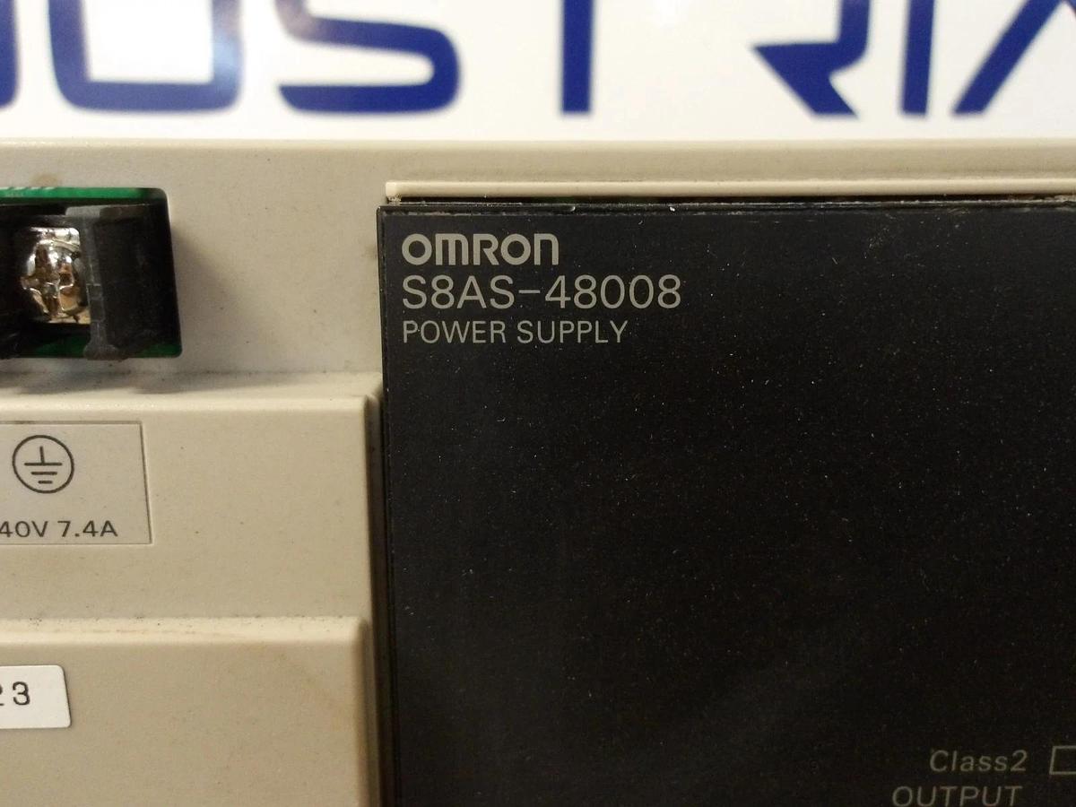 Used OMRON S8AS-48008N POWER SUPPLY, #12171048G USED