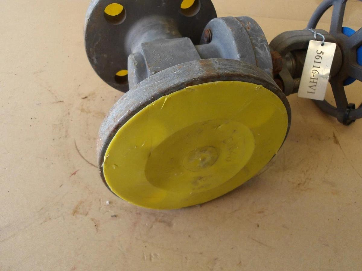Used VOGT FORGED1-1/2" STEEL GATE VALVE, #67305G NEW