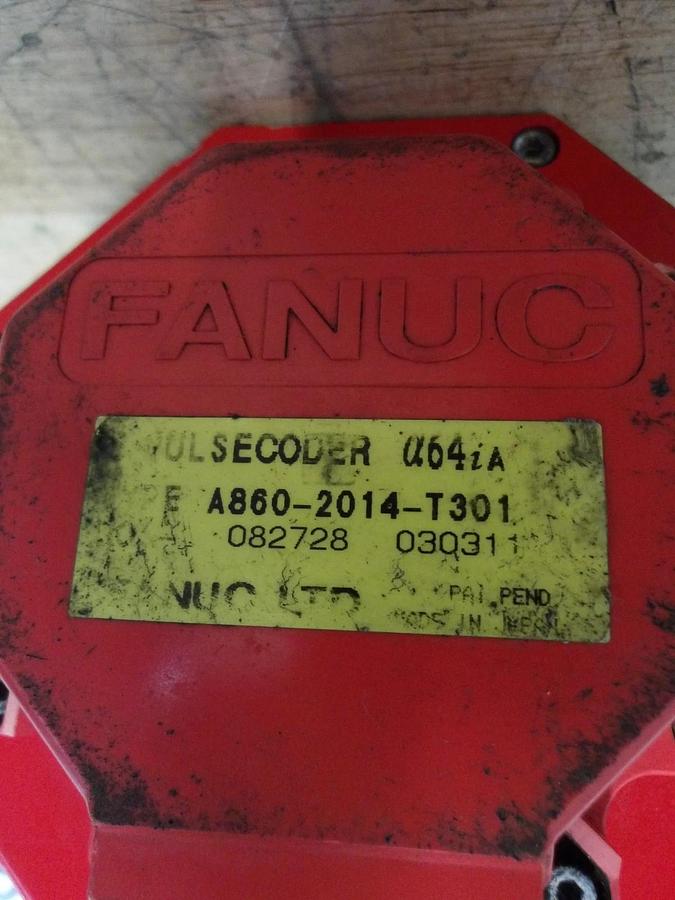 Used FANUC A06B-0235-B605 AC SERVO MOTOR, 4000 RPM, #616325G REMANUFACTURED