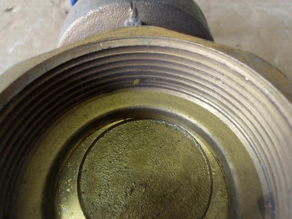 Used FORTUNE 2" BRASS GATE VALVES (LOT OF 2), #79210G NEW