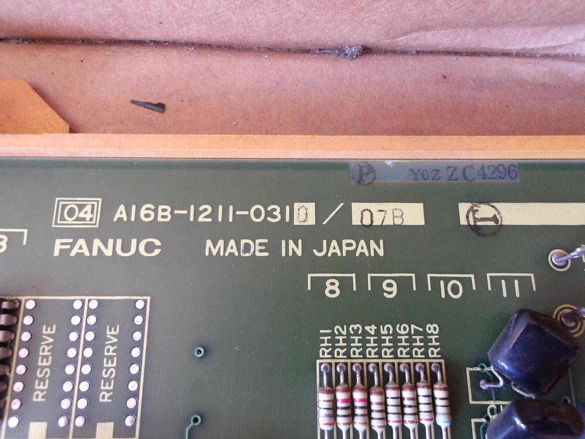 Used FANUC 3RD / 4TH AXES CIRCUIT BOARD A16B-1211-0310/07B, #11111035G USED