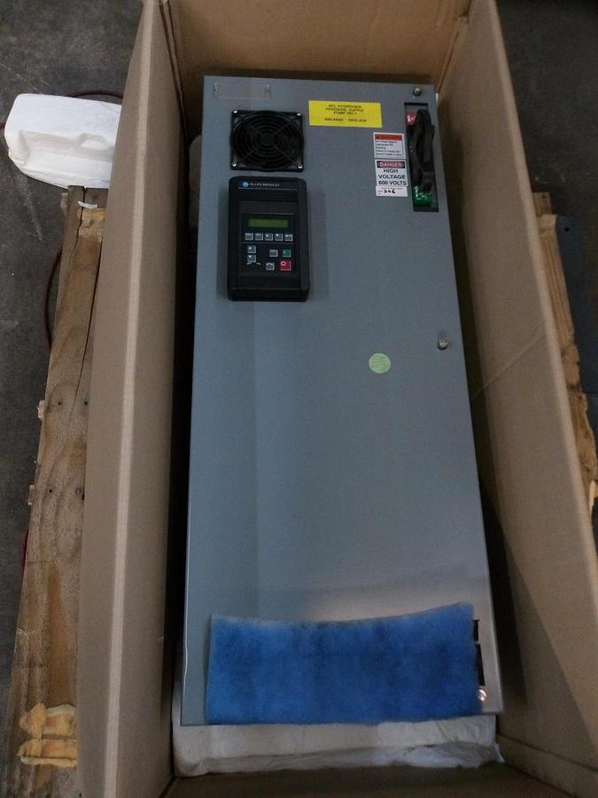 Used ALLEN BRADLEY 1336F CENTERLINE BUCKET W/ 3 HP DRIVE, #1029942G USED