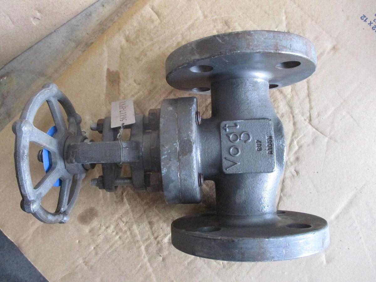 Used VOGT 1-1/2" IRON GATE VALVE, #68901J NEW