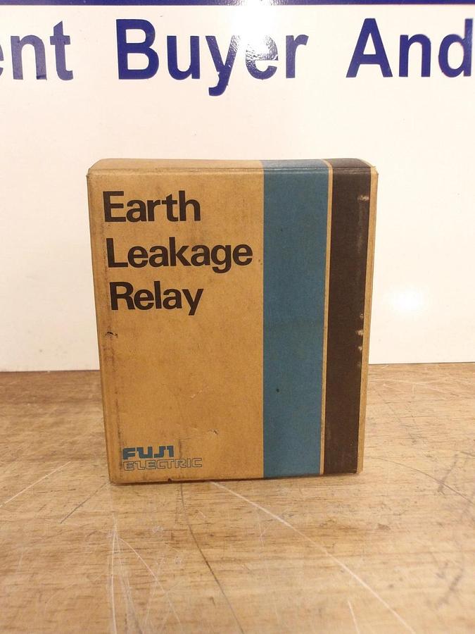 FUJI EARTH BRR29N-01S LEAKAGE RELAY, #521241G NIB