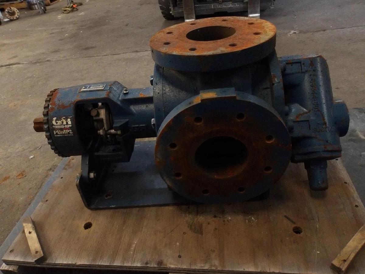 Used GORMAN RUPP 4" POSITIVE DISPLACEMENT PUMP GHA4RS4-B, #86950G USED