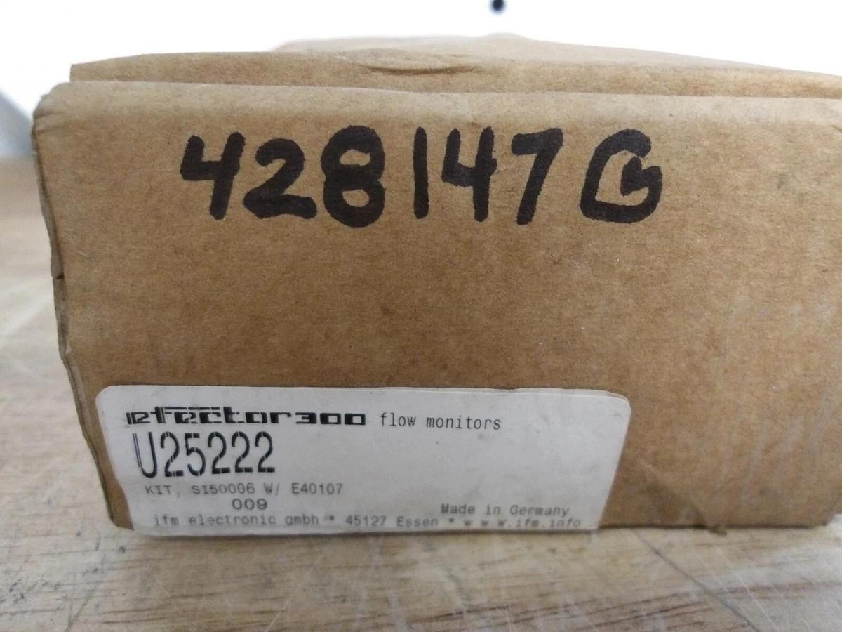 IFM EFECTOR U25222 300 FLOW METER, #428147G NIB