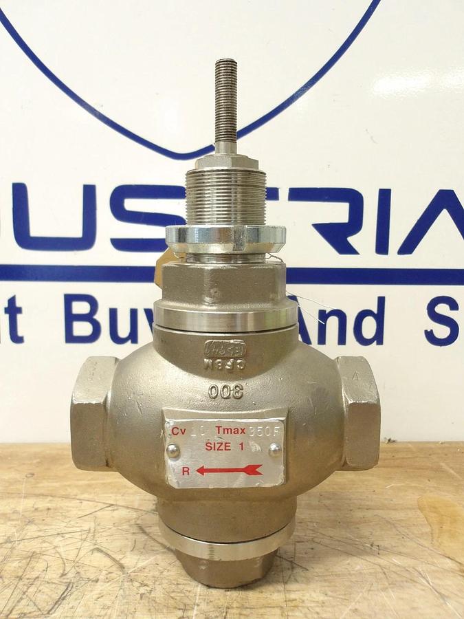 Used WARREN 1" S/S GLOBE VALVE, #61937G NEW