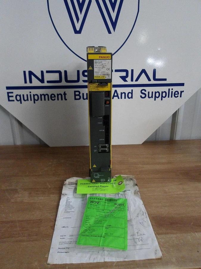 Used FANUC A06B-6114-H105 SERVO AMPLIFIER, #210946G REMANUFACTURED