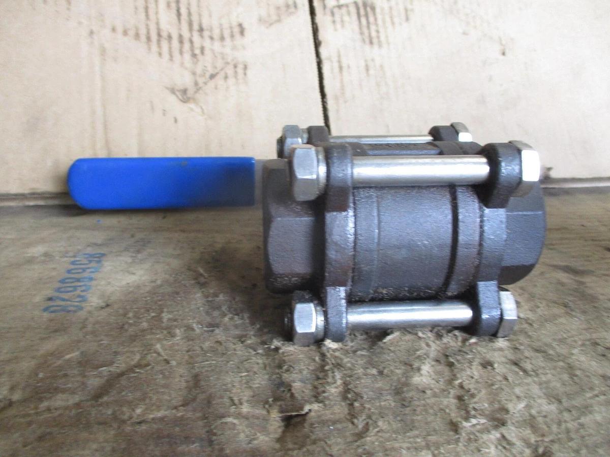 Used OVC 1-1/4" STEEL SOCKET WELD BALL VALVE, #751135J NEW