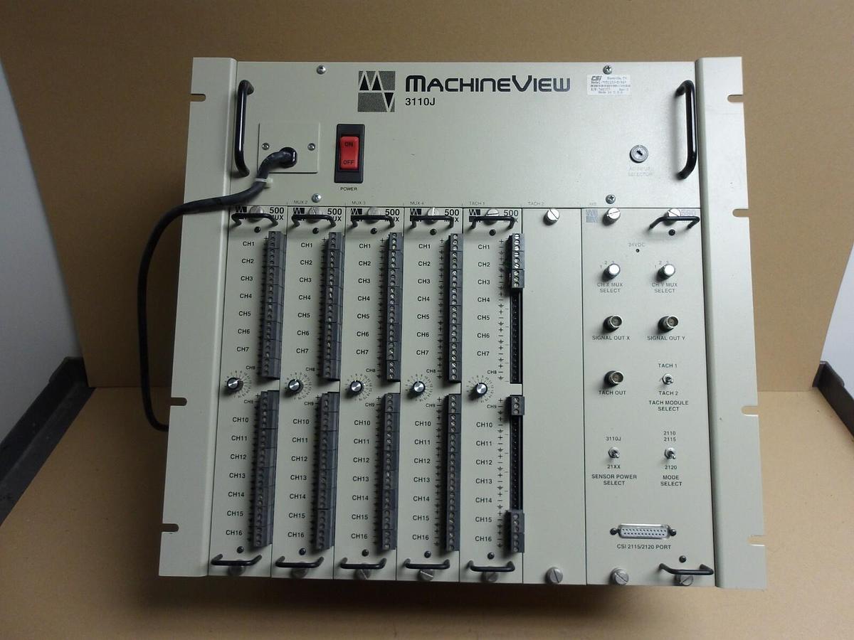 Used CSI MACHINE VIEW 3110J BACK+CARDS, #4251015G USED
