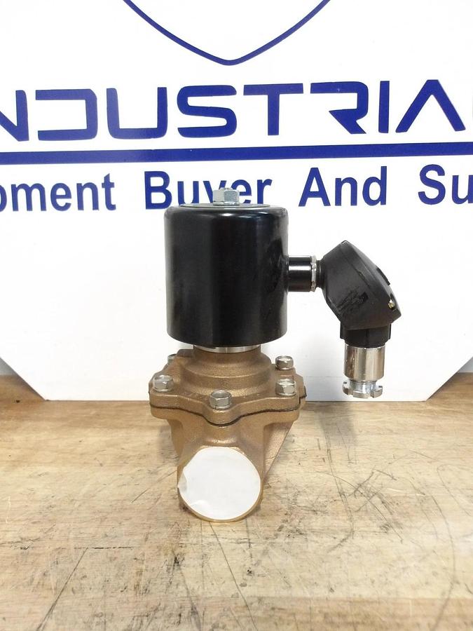Used CKD 1-1/2" SOLENOID VALVE ADK21-32A-03EDS, 24 V, #619218G NEW