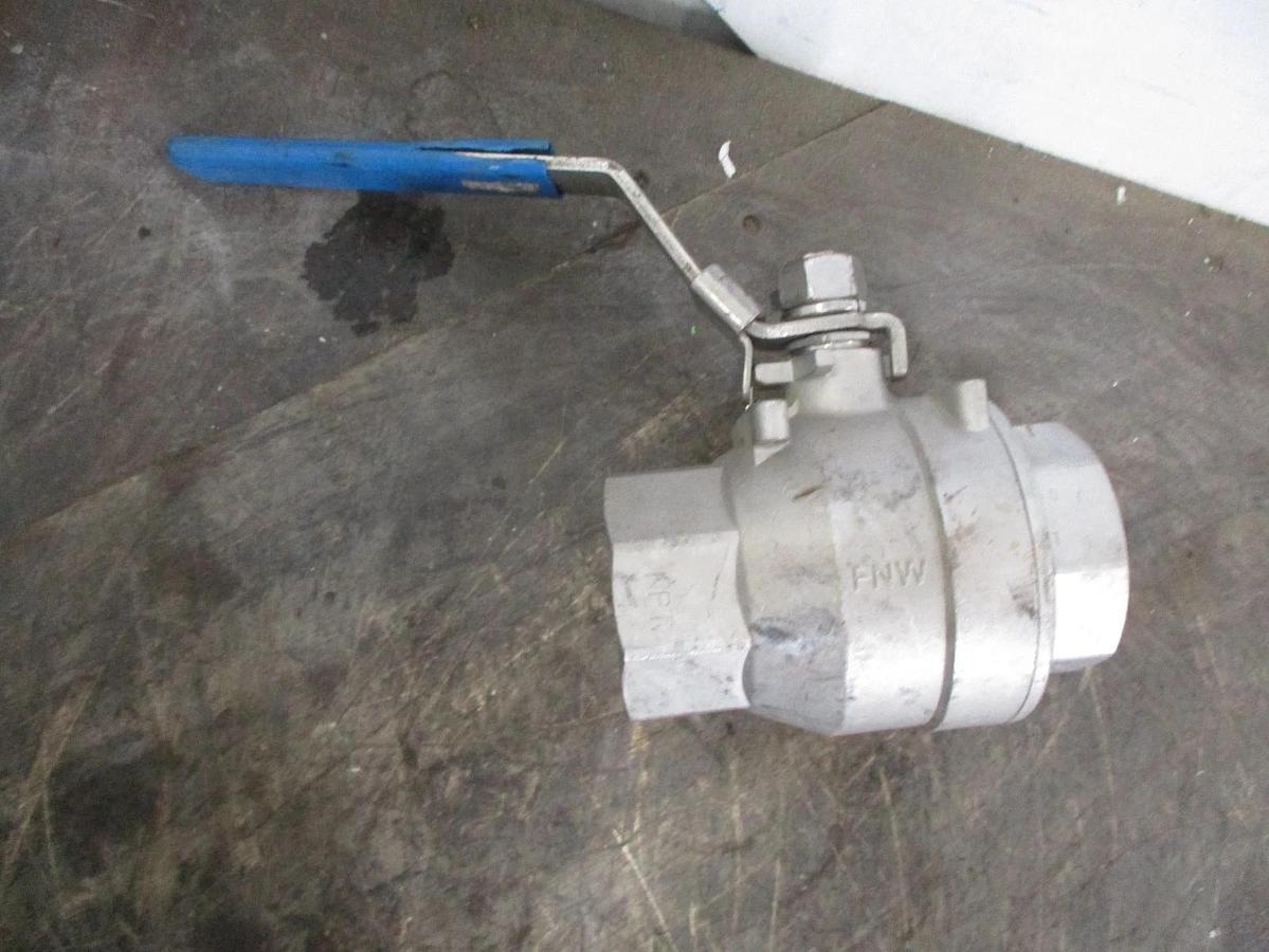 Used FNW 2-1/2" STAINLESS BALL VALVE, #35242J NEW