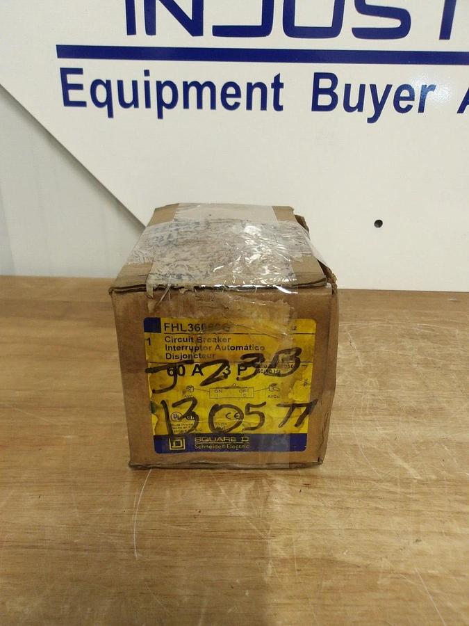 SQUARE D 60 AMP BREAKER 600/250 V, #2211025G NIB