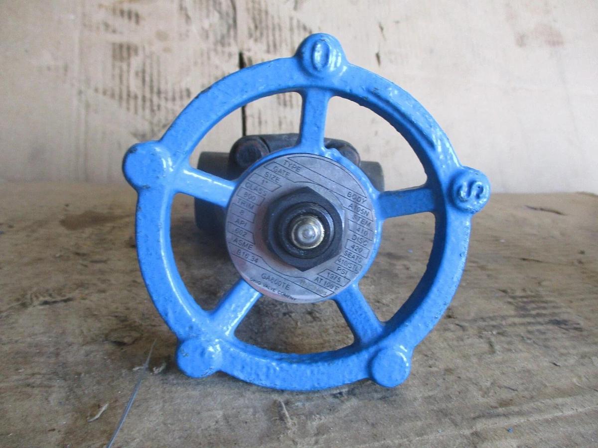 Used OVC 1" IRON GATE VALVE, #78926J NEW