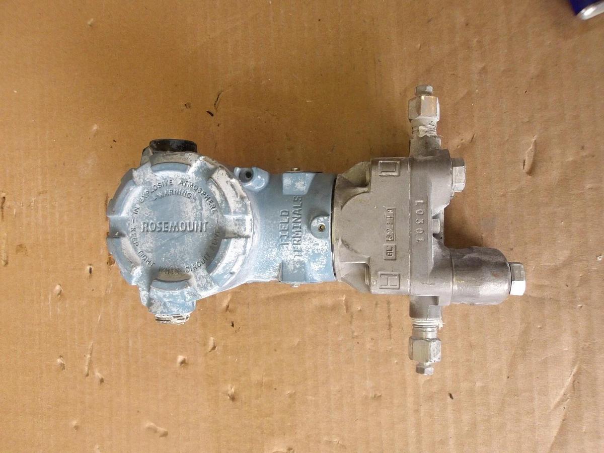 Used ROSEMOUNT PRESSURE TRANSMITTER, #78120G USED