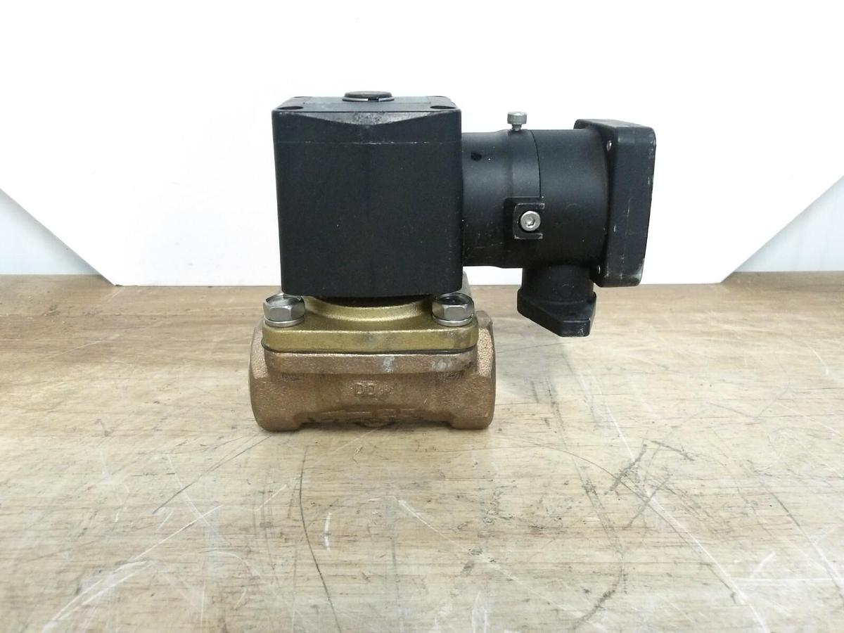 Used CKD 1" SOLENOID GLOBE VALVE ADK11E4-25A, #691121G NEW