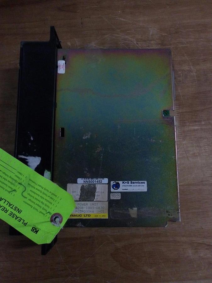 Used GE FANUC A20B-1003-087D POWER SUPPLY, #27320G REMANUFACTURED