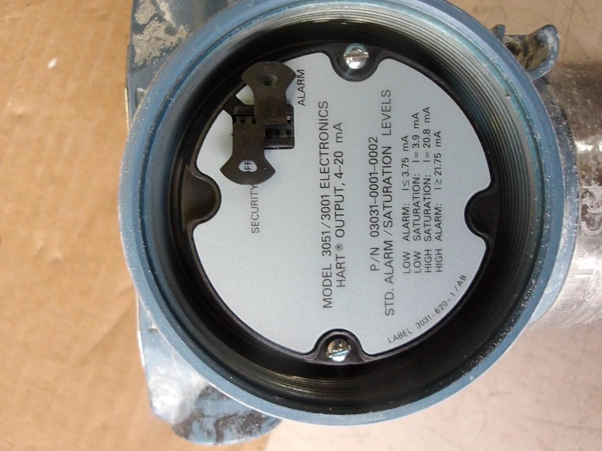 Used ROSEMOUNT PRESSURE TRANSMITTER, #78120G USED