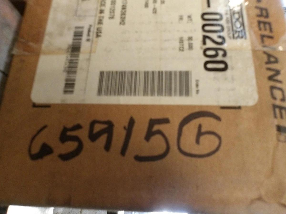 BALDOR RELIANCE 1.6/1.28 HP MOTOR, 1750/1460 RPM, 460/380-420 V, #65915G NIB
