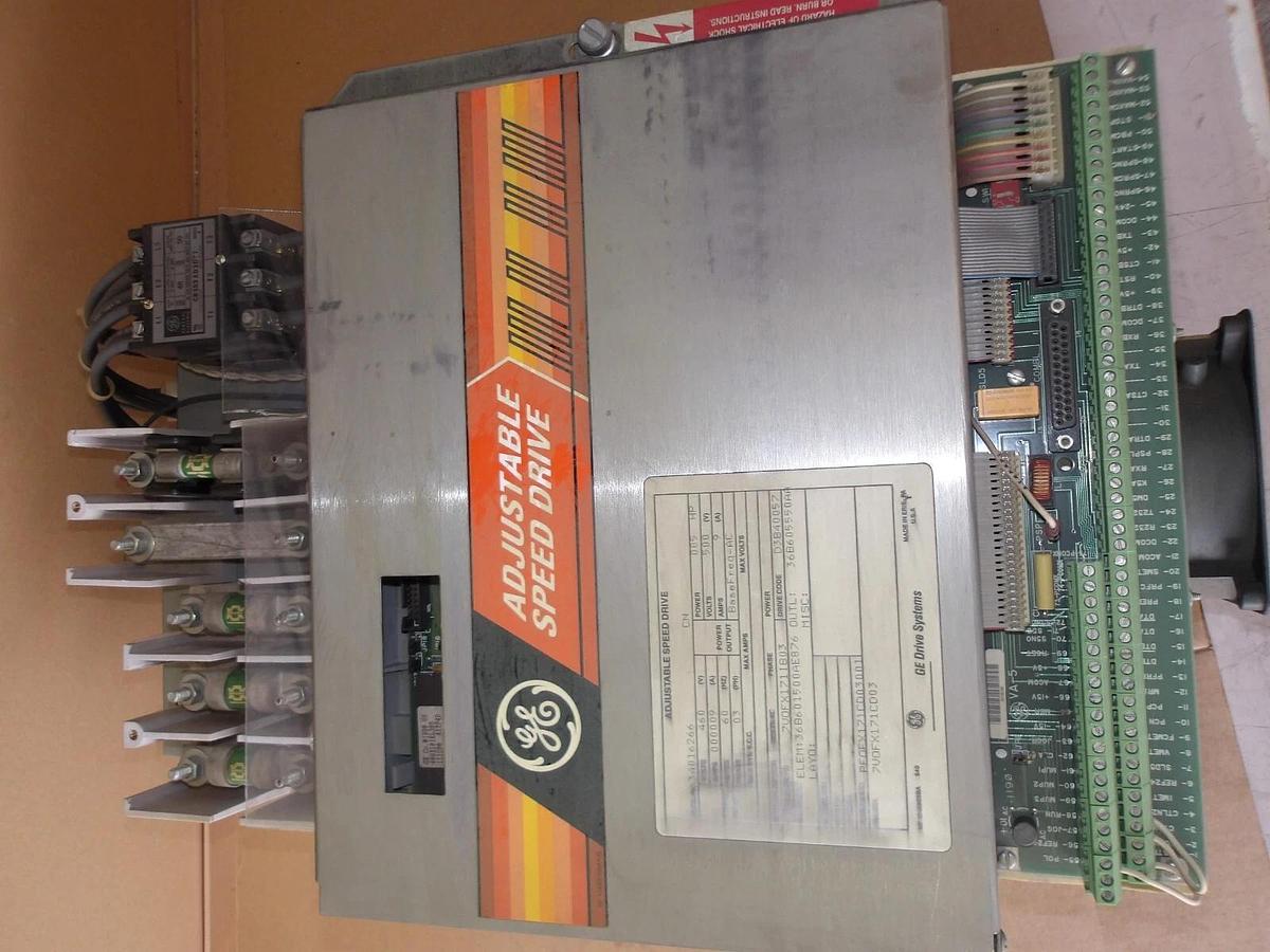 Used GE 7VD ADJUSTABLE SPEED DRIVE, #619115G REMANUFACTURED