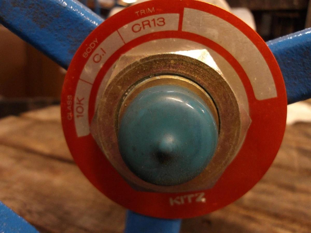 Used KITZ 3" DUCTILE IRON GATE VALVE 10K-80/FC, #714938G NEW
