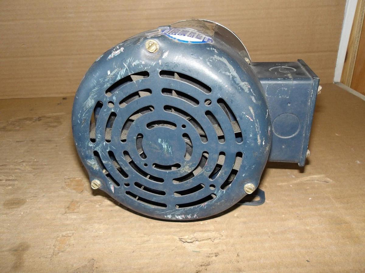 Used LEESON 1/2 HP MOTOR, FR S56, 1725 RPM, 575 V, #103750G USED